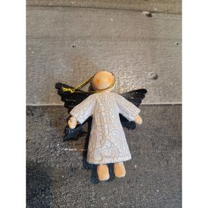 Angel Halo Black Wing Star ornament Xmas decor